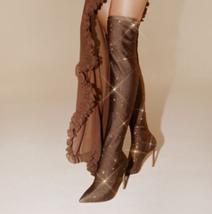 ALDO Nassia 过膝满钻靴