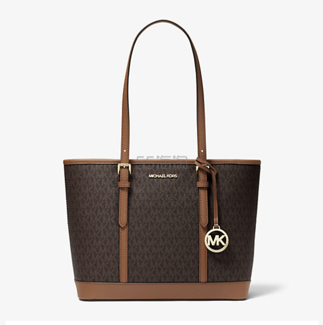 Michael Kors Jet Set Travel 小号老花托特包 图片色
