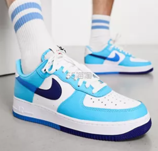 ASOS US:Nike Air Force 1 浅蓝色运动鞋