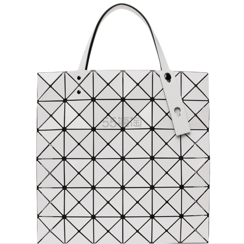SSENSE:三宅一生白色 Lucent 6格托特包