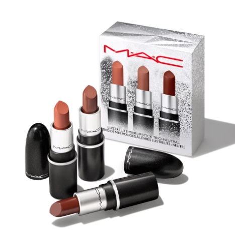 好价！MAC 魅可迷你水漾唇膏*3