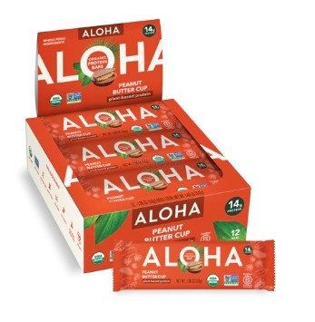 Aloha 蛋白棒花生酱