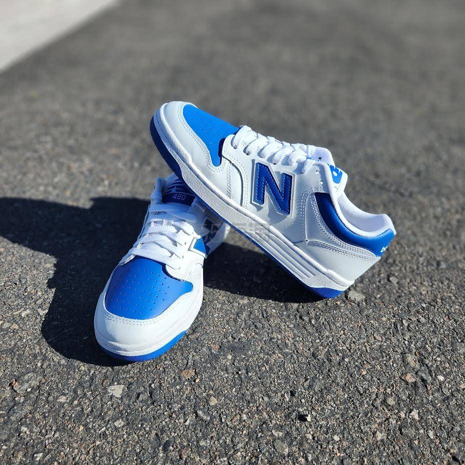 ASOS Asia:New Balance 480 蓝白运动鞋