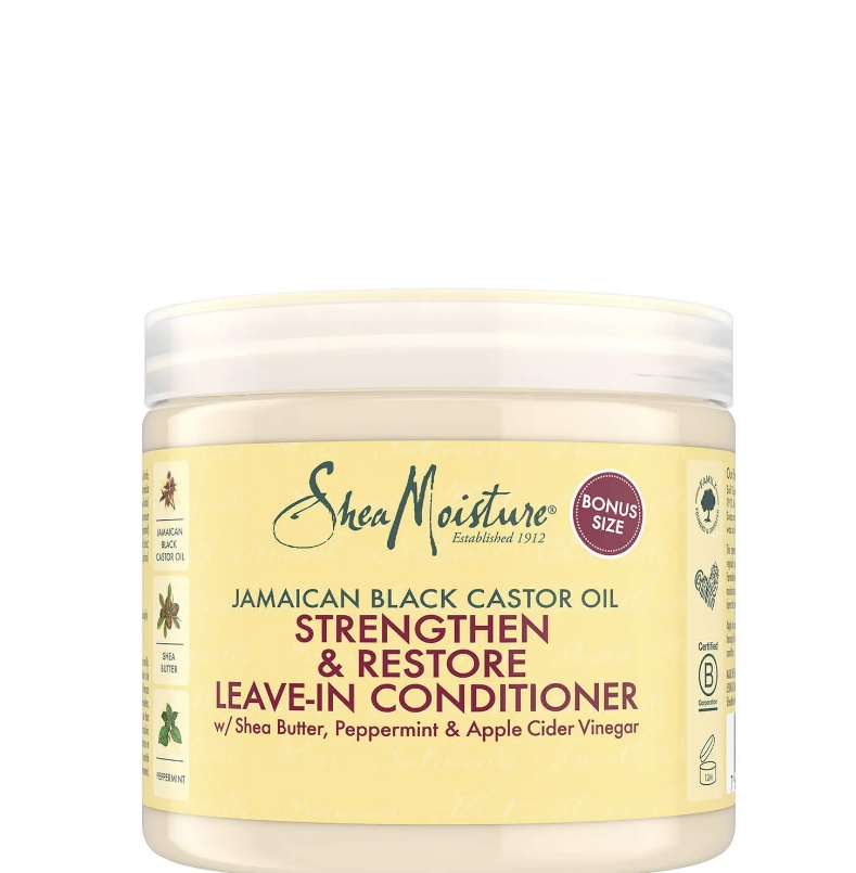 Shea Moisture 牙买加黑蓖麻油强化生长和修复免洗护发素 431ml