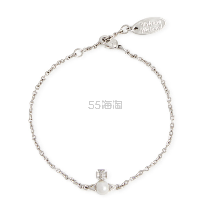 Harvey Nichols US:VIVIENNE WESTWOOD 珍珠土星银色手链