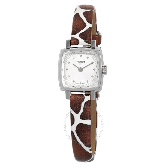 TISSOT 天梭 长颈鹿花纹表带女士手表