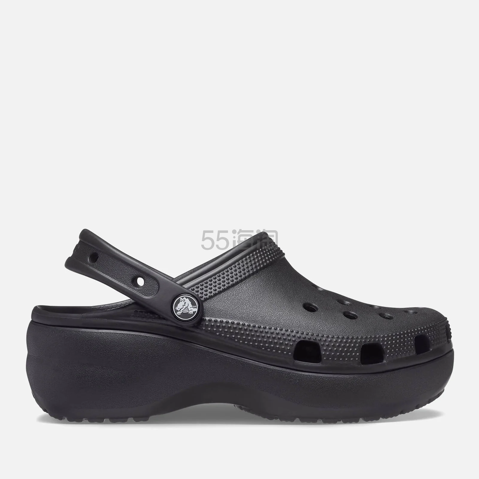 Allsole:Crocs 黑色云朵洞洞鞋
