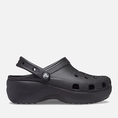 Crocs 黑色云朵洞洞鞋