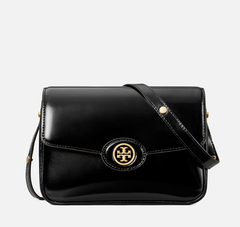 Tory Burch 汤丽柏琦 Robinson 黑色豆腐包