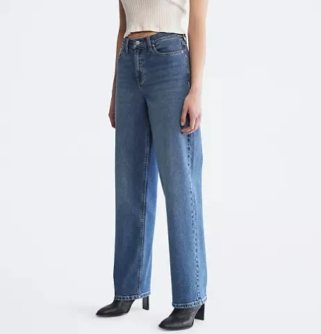 Calvin Klein 90s Fit 高腰牛仔裤