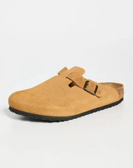 Birkenstock Boston 棕色半拖