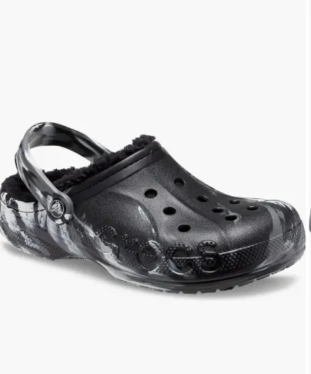 Crocs  加绒洞洞鞋