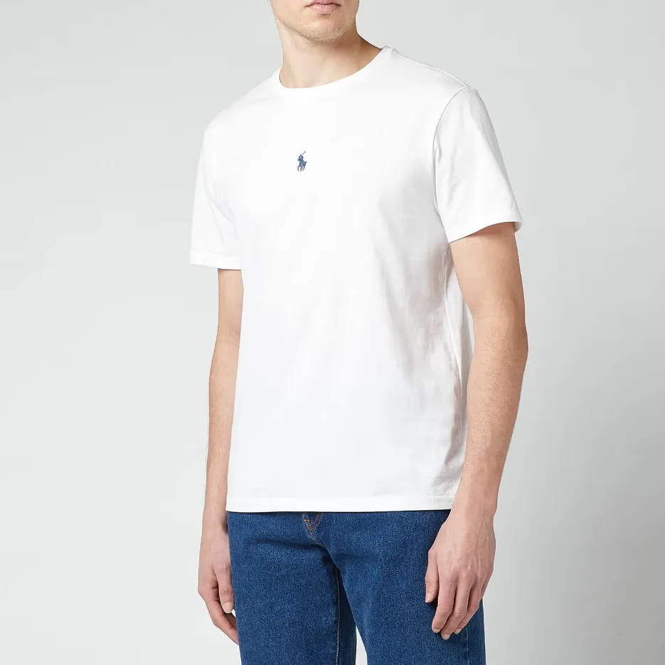 Polo Ralph Lauren 基础款白T恤 带小马标