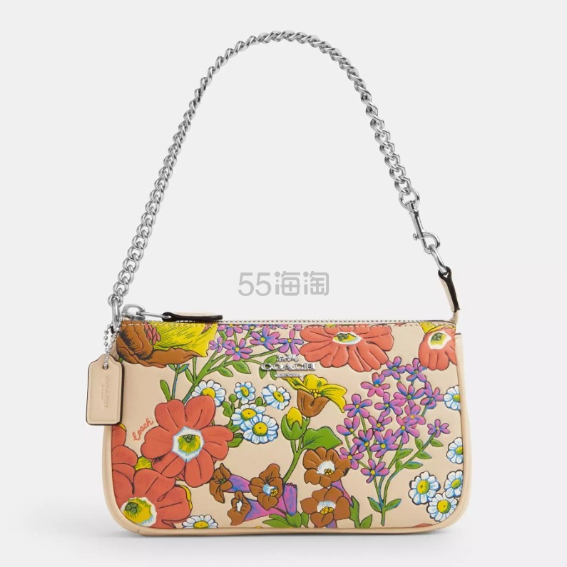 Coach 蔻驰 Nolita 19 花卉印花手拿包