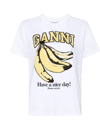 GANNI Banana 香蕉棉T恤