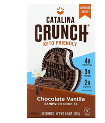 Catalina Crunch, 生酮三明治饼干，巧克力香草味，16 块，每块 6.8 盎司（193 克）