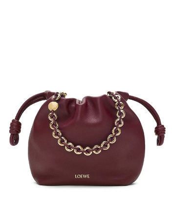 Loewe 酒红色 Mini Flamenco 福袋