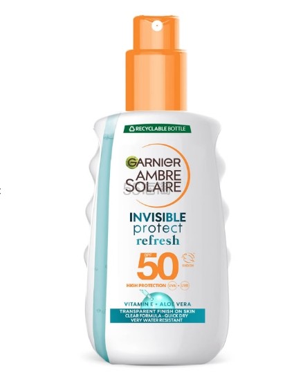 Lookfantastic CN:卡尼尔 Ambre Solaire 隐形防护喷雾 SPF50 透明防晒霜喷雾 200ml