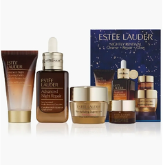 Estee Lauder  夜间焕肤套组 价值$175