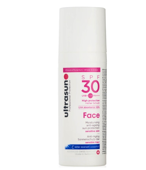 Ultrasun 的面部抗衰老乳液SPF 30