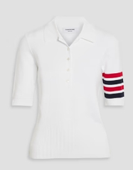 THOM BROWNE 米兰条纹棉质 Polo 衫