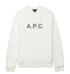 A.P.C. Logo 印花圆领卫衣