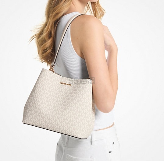Michael Kors:Michael Kors  Pratt 中号老花水桶包