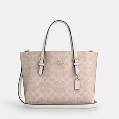 Coach 蔻驰 Mollie 25 新奶茶色托特包