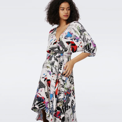 DVF WRAP50 系列 Eloise 连衣裙