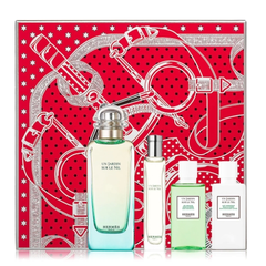 Hermes 爱马仕 尼罗河花园中性香水EDT100ml+EDT15ml+身体乳40ml+沐浴露40ml