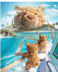 Jellycat  巴塞罗熊熊包包