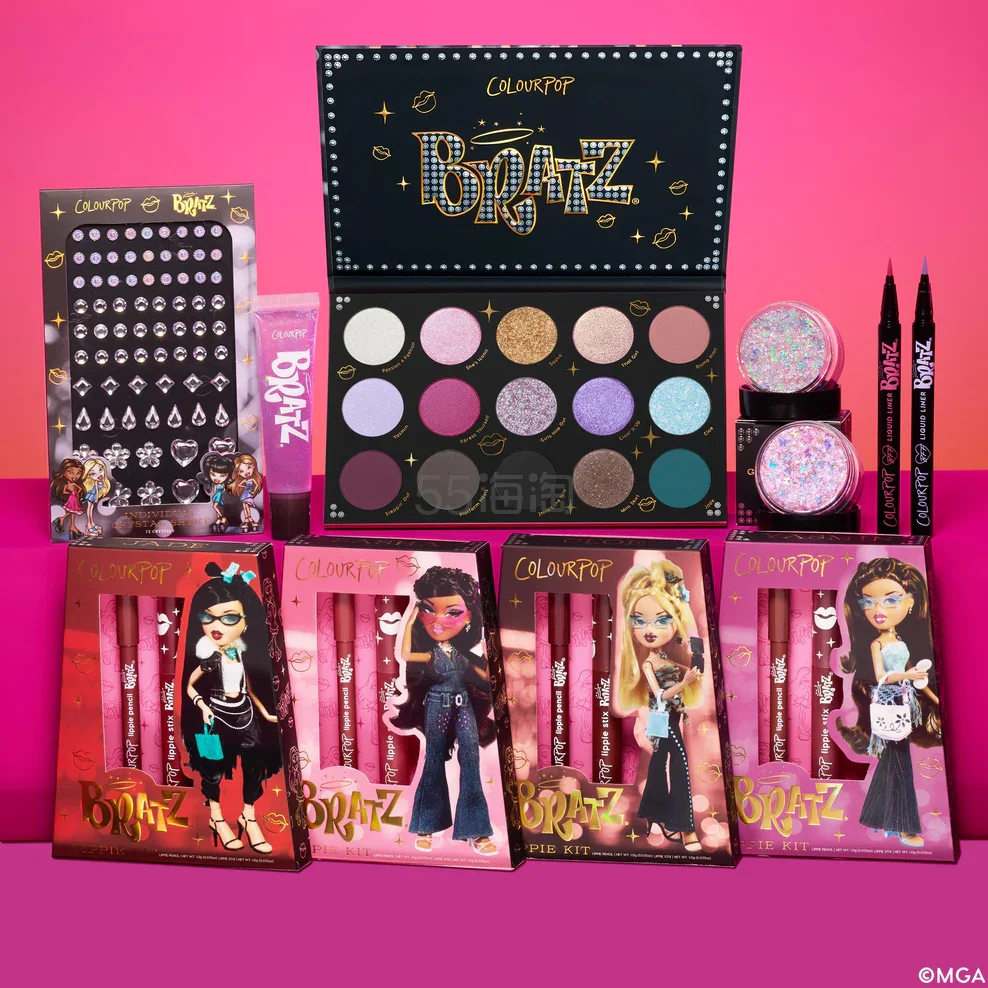 Bratz x ColourPop 联名款全家福