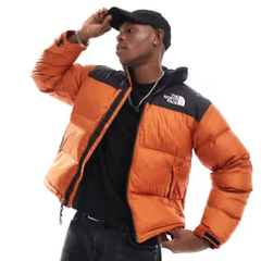 The North Face 北面 1996 Retro Nuptse 橙色羽绒服