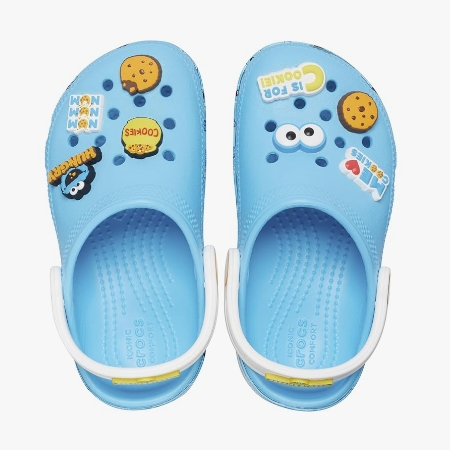 Crocs 卡骆驰经典芝麻街洞洞鞋 大童款