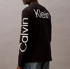 Calvin Klein Vertical Logo Classic 圆领T恤