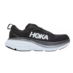 Hoka Bondi 8 黑白配色女士运动鞋