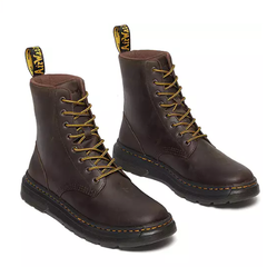 Dr. Martens 男士 Crewson Crazy Horse 皮靴