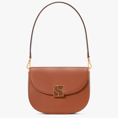 Kate Spade Dokato 棕色中号马鞍包