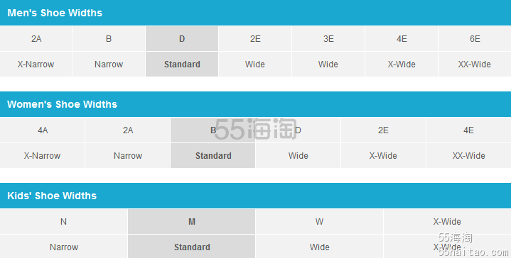【海淘新百伦尺码对照表】海淘New Balance新百伦儿童、成人鞋子服装尺码对照表