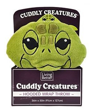 living better Turtle Hooded Wrap Throw（ ...