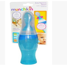 美国munchkin婴儿便携喂养勺喂药器挤压勺 ... ...