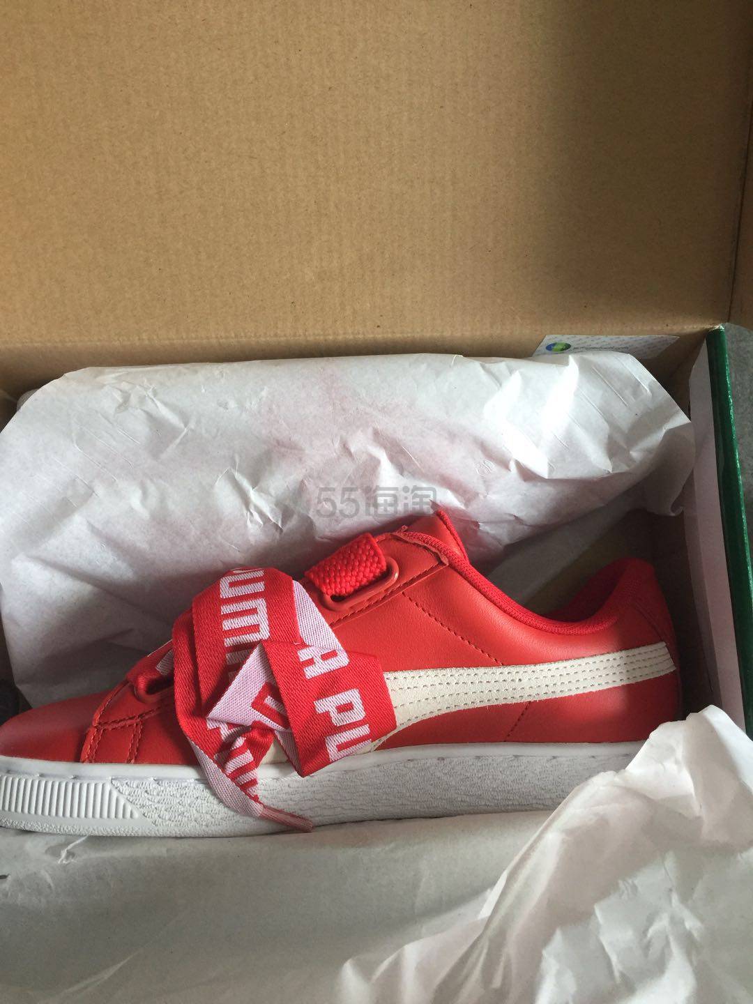 PUMA美国官网 海淘Basket Heart蝴蝶结鞋 QQ