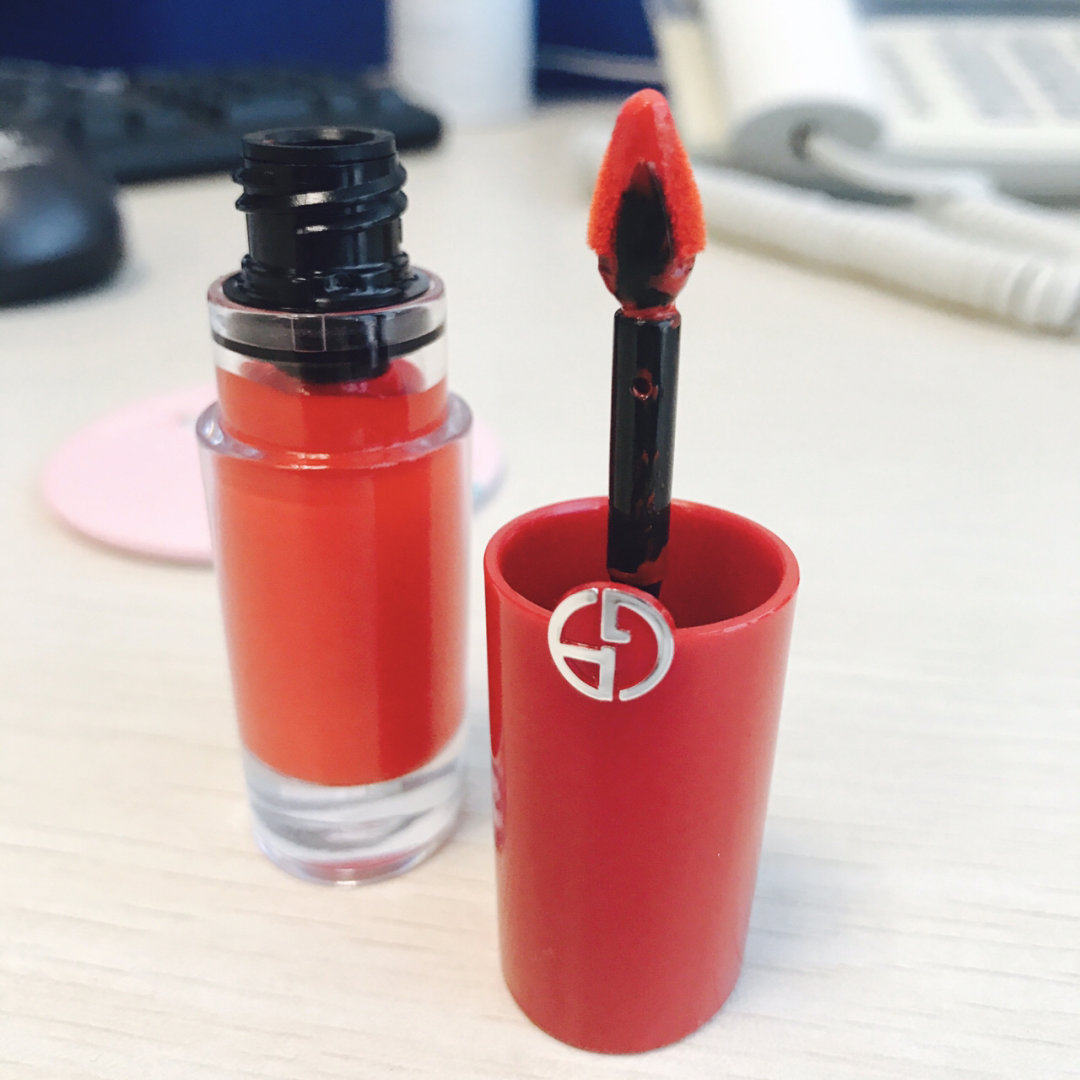 口红篇阿玛尼小胖丁302上脸试色