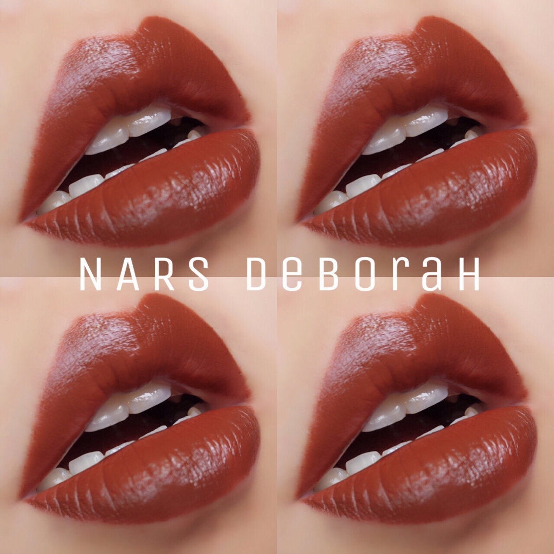 nars deborah 正正正宗红棕色 棕调足足的 半点偏紫都没有 良心红棕绝