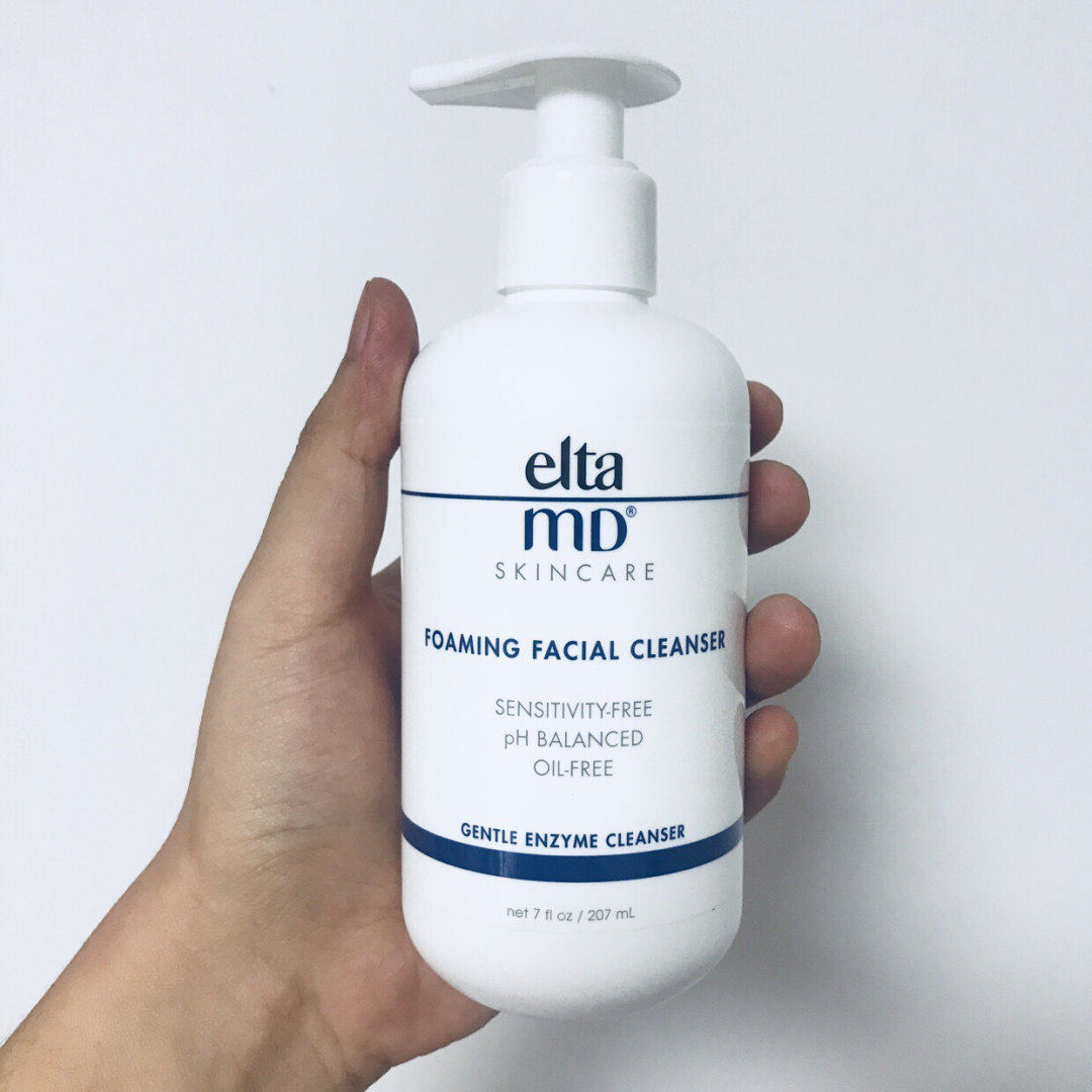 Elta MD 洁面乳测评 本人混油超易肌，不瞎涂东西就不长