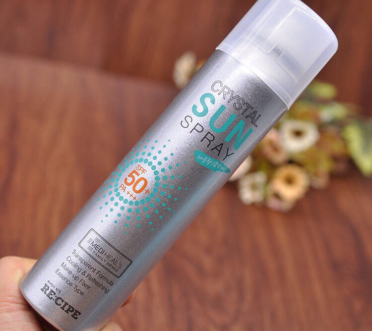 娜扎同款recipe水晶防晒喷雾180mlspf50