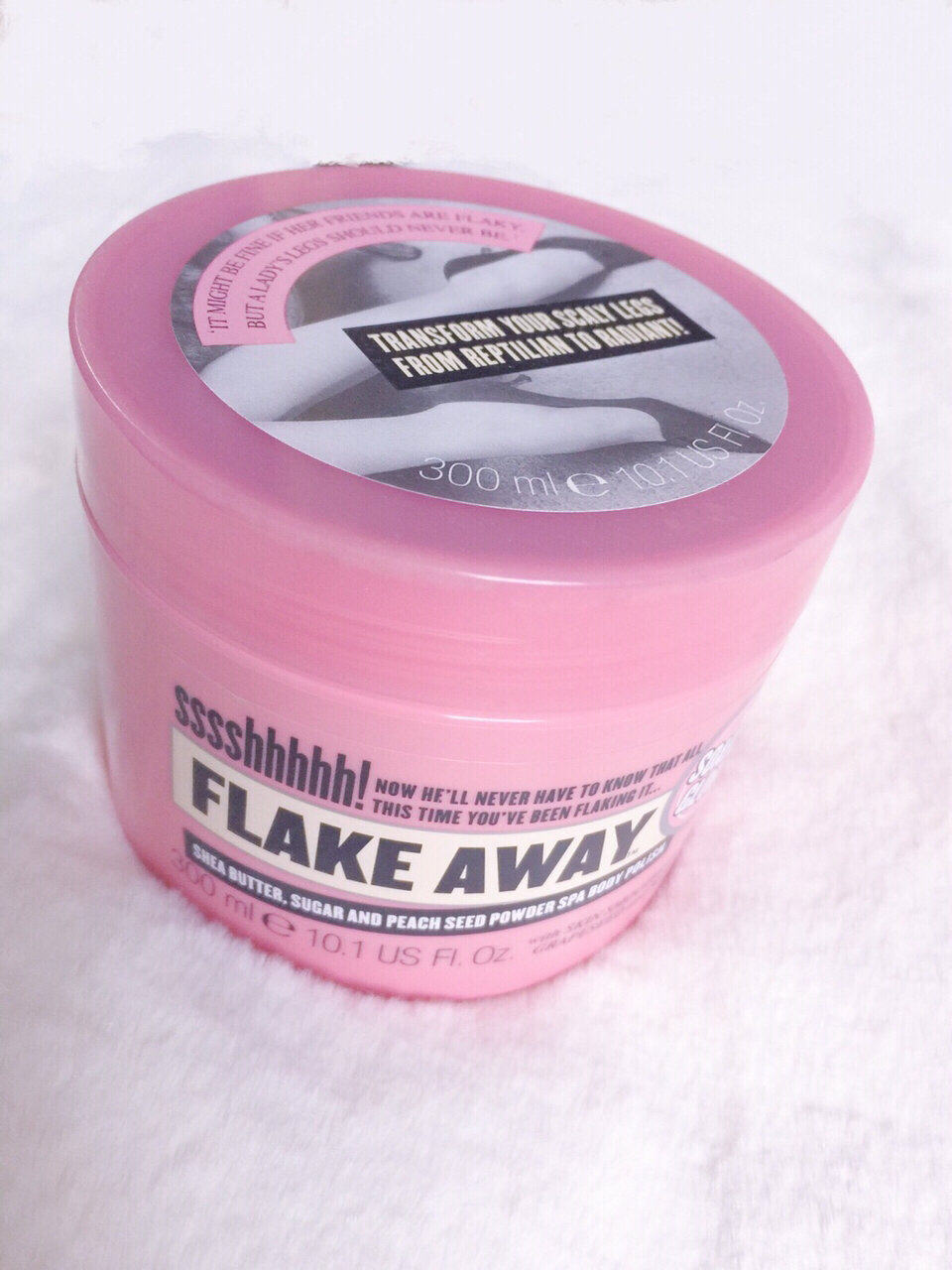 英国soapgloryflakeaway身体磨砂膏