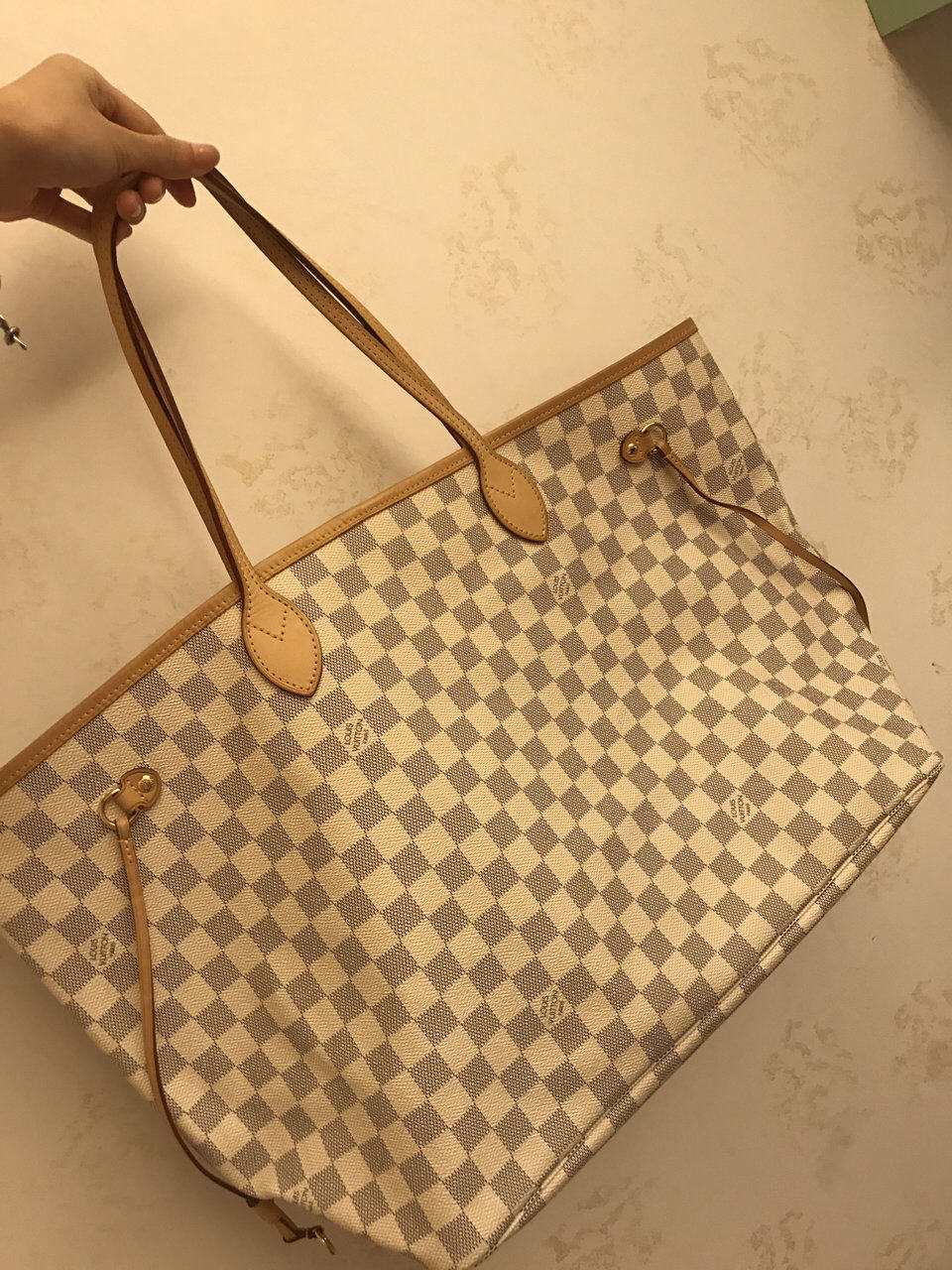 入门级 lv neverfull白棋盘最大号!,海淘攻略-55海淘社区