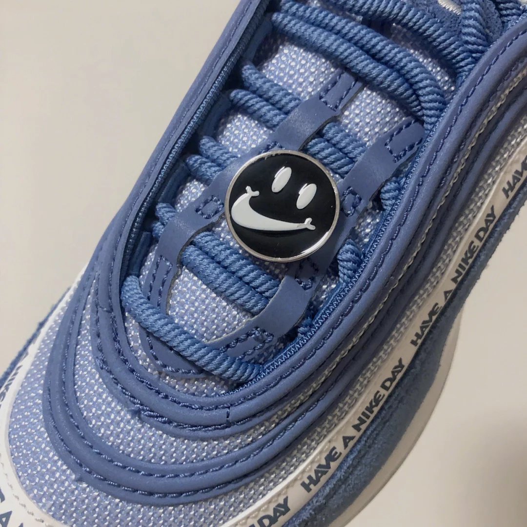 nikeairmax97haveanikeday笑脸很蓝没错配牛仔裤或者浅色
