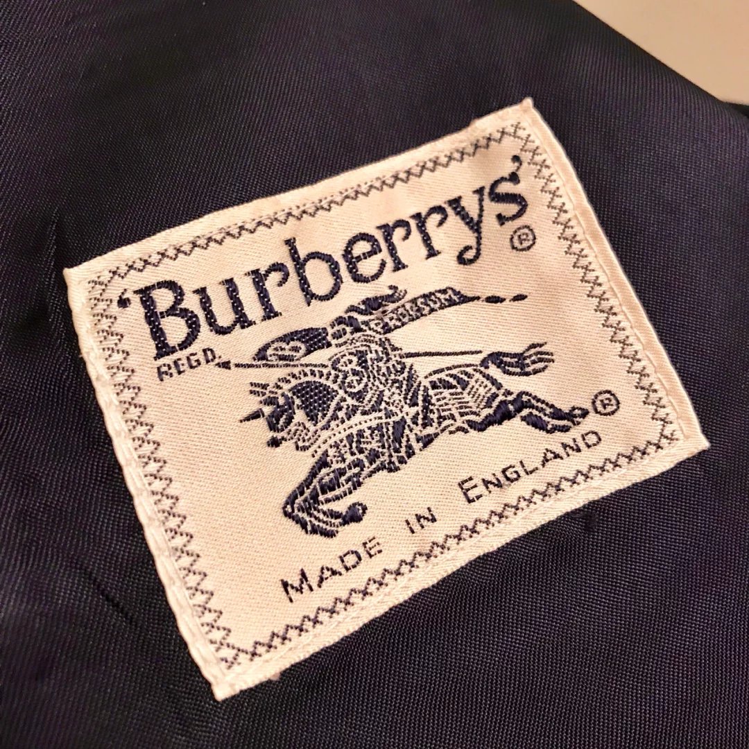 burberry中古藏蓝色刺绣徽章西装外套陈坤同款购于ebayauction这款